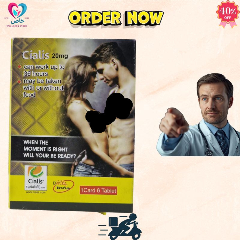 Ci@lis 20mg Pack of 6x T@blets – Made in UK