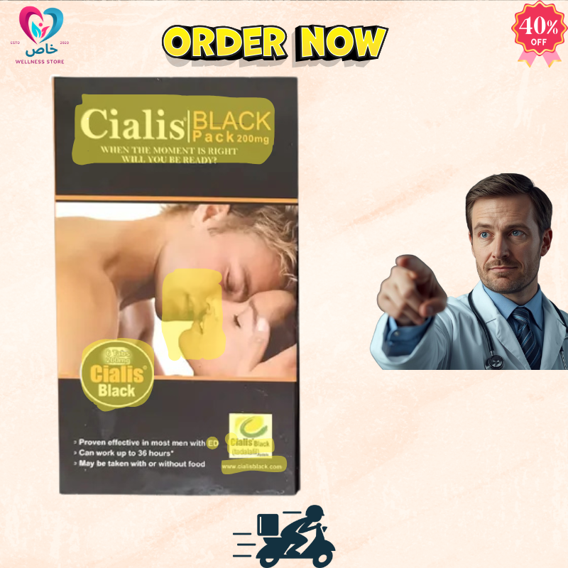 Ci@lis Bl@ck(speci@l) Pack of 6x T@blets - UK Made