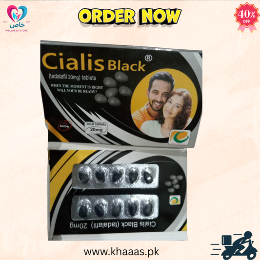 Ci@lis Bl@ck Special Edition 20mg Pack of 10 - UK Made